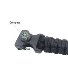 Stylish & Durable Handcrafted Paracord Bracelet - Versatile Outdoor Emergency Survival Gear - Multicolor - View 8