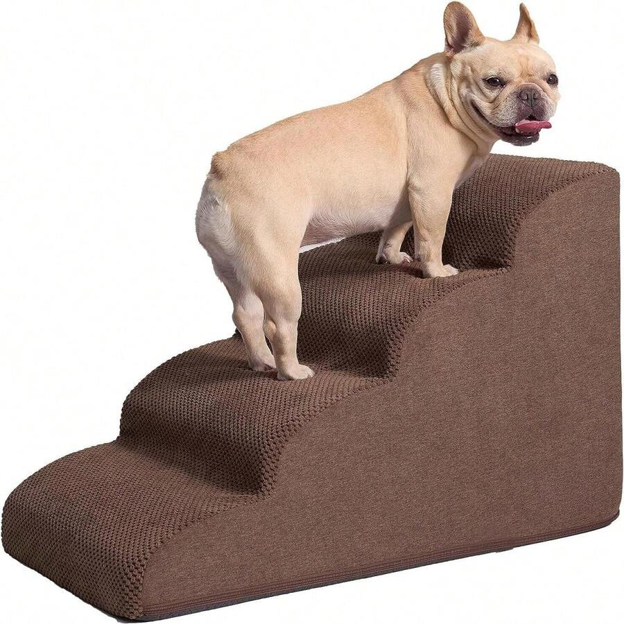 Escaleras para mascotas para que los perros suban y bajen de camas o sofás - Café integral - Ver 1