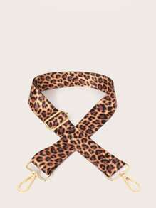 1入組袋帶，可調節純色紡織便攜式袋配件，免打孔，印花斜挎配件，可拆卸部件，適用於女士肩袋、斜跨包和手提包 - 棕色 - 查看 1