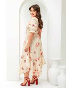 Women Dresses - Màu be - Xem 2