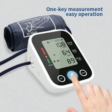 Monitor de presión arterial automático electrónico de brazo superior, máquina digital eléctrica de medición de la presión arterial, esfigmomanómetro con voz en inglés