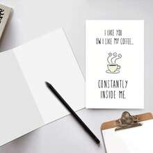 1 thiệp chúc mừng sinh nhật hài hước, 5 * 7in, có phong bì - Đỏ - Xem 5