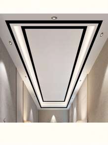 20pcs Large Size Mirror Effect 3D Wall Stickers, Self-Adhesive Rectangular Acrylic Mirror Strips Creative Decoration For Living Room, Bedroom, Restaurant, Home Wall Decor - Multicolor - View 9