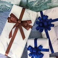 25 Yards Bandrolle für Stricken, Häkeln, Mützen, Hochzeitstorten, DIY Geschenkverpackung, Szenendekor, Feste, Raum, Fenster, Flur und Bürodekoration. Polyesterband mit vielseitigem Stil, kein Batterie oder Strom nötig, federlos. 1 Rolle Satinband in verschiedenen Farben, geeignet für Backen, Geschenkverpackung, Basteln, Haarzubehör, Hochzeitsdekoration, Nähen, Einladungen, Blumensträuße, Weihnachten, Valentinstag, Hochzeit, Geburtstagspartys' Dekoration, Weihnachten