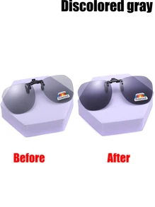 Flip-Up Polarized Clip-On Sunglasses, Lightweight And Portable. Suitable For Women, Ideal For Driving And Fishing Glasses Accessories For Women