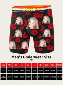 Regalo del Día de San Valentín Boxers personalizados para esposo/novio, regalo popular para aniversario/cumpleaños/boda, ropa interior con estampado facial para hombre, calzoncillos tipo bóxer con foto personalizada y registros semanales para prevenir errores, 1 pieza por día, set de 7 piezas