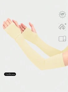 Manicotto del braccio in seta ghiacciata personalizzato con stampa del logo per le donne, copertura del braccio sportiva per la protezione solare dalle attività all'aperto come ciclismo, guida e protezione quotidiana dai raggi UV