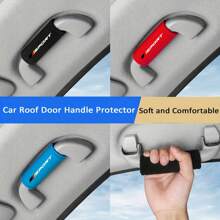 1pc Fluffy Car Roof Door Handle & Armrest Cover Protector, Fits Audi, BMW, Mercedes-Benz, VW, Available In 3 Colors For Car Decoration
