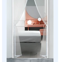 1入組網格窗門簾，可伸縮家用網格滑動門，東式密封紗窗門，夏季防蚊重型網門帶磁性關閉，防止昆蟲入侵 - 黑色 - 查看 7