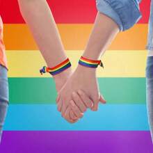 20pcs Rainbow  Pride Bracelet Pride Month Accessories,  Pride Party Decor - Multicolor - View 4