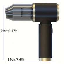 4in 1 4500pa Car Vacuum Cleaner Mini Powerful Strong Suction Brushless Motor For Car Home Appliance Handheld Wireless Cleaning Machine - Black - View 4