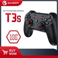 GameSir T3s黑色多平台遊戲手柄 - 黑色 - 查看 1
