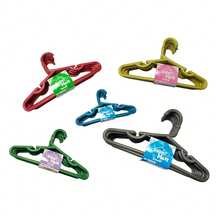 Ganchos para ropa infantil paquete de 50 piezas - Rojo - Ver 4