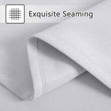 Door Curtains For Doorway Privacy, Grommet Closet Curtains For Bedroom, Door Window Curtain, Light Blocking Thermal Insulation Drapes For Living Room Set Of 1 Panels - trắng - Xem 6