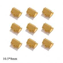 20入組304不鏽鋼壓紋端子環扣，帶尖頭扣環每日手工DIY珠寶配件，項鍊手鐲連接器