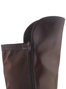 Women Knee-High Boots - 鏽棕色 - 查看 5