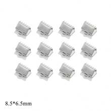 20入組304不鏽鋼壓紋端子環扣，帶尖頭扣環每日手工DIY珠寶配件，項鍊手鐲連接器