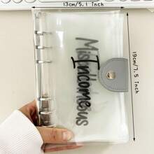 1 Set A6 Binder Budget Book,12pcs Letter Bags,Cash/Ticket/Bill Cards Organizer,Zipper Refill Bags,Management Planner Back To School