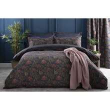 Belledorm Wild Garden Duvet Cover Set (Navy/Pink) - Navy/Pink - View 2