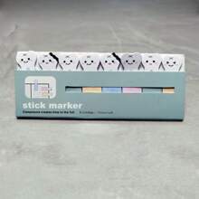 1 件 120 页可爱牙齿设计迷你便笺本，卡通等级图案创意笔记，办公用品，学生文具，礼品和奖励，学校用品，返校 - 彩色 - 查看 3
