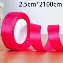 25 Yards Bandrolle für Stricken, Häkeln, Mützen, Hochzeitstorten, DIY Geschenkverpackung, Szenendekor, Feste, Raum, Fenster, Flur und Bürodekoration. Polyesterband mit vielseitigem Stil, kein Batterie oder Strom nötig, federlos. 1 Rolle Satinband in verschiedenen Farben, geeignet für Backen, Geschenkverpackung, Basteln, Haarzubehör, Hochzeitsdekoration, Nähen, Einladungen, Blumensträuße, Weihnachten, Valentinstag, Hochzeit, Geburtstagspartys' Dekoration, Weihnachten