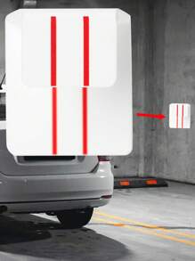 車庫泊車助手-1入組車庫泊車輔助器，單純實用的車庫泊車指示器，完美的泊車設備套件 - 紅白 - 查看 8