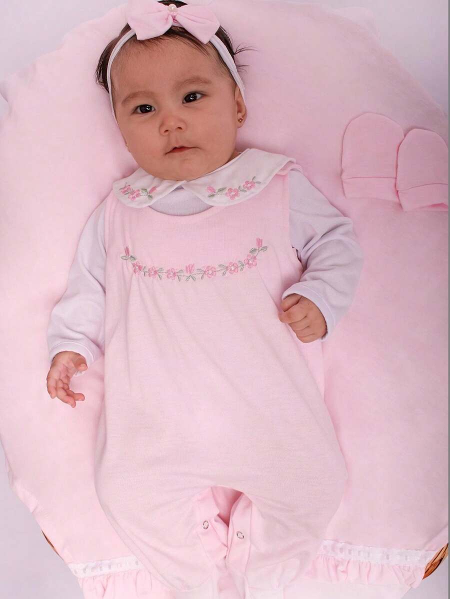 Baby Girls Rompers - สีเบบี้ชมพู - ดู 1