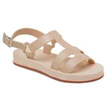 Women Flat Sandals - Màu be - Xem 5