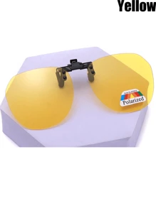 Flip-Up Polarized Clip-On Sunglasses, Lightweight And Portable. Suitable For Women, Ideal For Driving And Fishing Glasses Accessories For Women