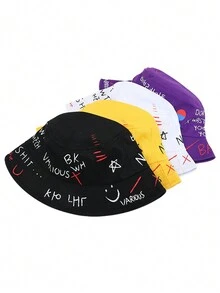 1入組韓式雙用斗篷帽，適用於春夏秋季，遮陽透氣帽 - 彩色 - 查看 2