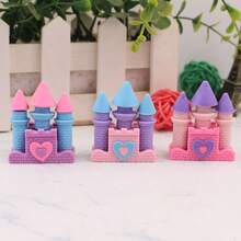 Cục tẩy sáng tạo dành cho học sinh tiểu học, hình lâu đài công chúa trong mơ, sạch sẽ và không dấu vết, gói 3 chiếc ngẫu nhiên - Nhiều màu - Xem 5