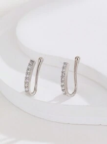 CIZME Set de 6 piezas de anillos falsos de nariz de acero inoxidable con diseño de taladro, hoja, amor y estrella, clip de nariz sin perforar joyería fácil de usar y cómoda de llevar sin perforación