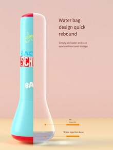 Inflatable Punching Column/Wobbly Free-Standing Sandbag For Sanshou/Frustration-Relieving Sandbag - Multicolor - View 5