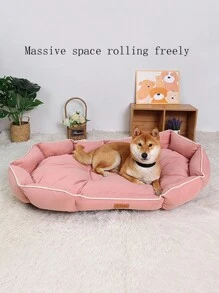 1pc Dog House Universal Pet Bedding Mat For Small, Medium And Large Dogs, Suitable For Dogs Up To 30kg, All Seasons Available, 4 Colors And 5 Sizes Optional