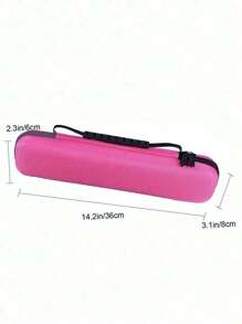 1pc Hard Travel Bag For Classic Hair Straightener Curling Styler, EVA Hair Straightener Travel Case For Vacation, Waterproof And Drop-Proof (Bag Only) - Multicolor - View 4