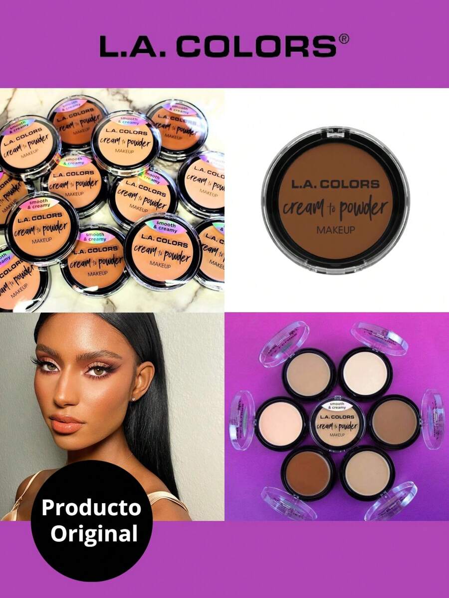 L.A. Colors Cream To Powder Cream Foundation LA Colors - Caramel - 查看 1