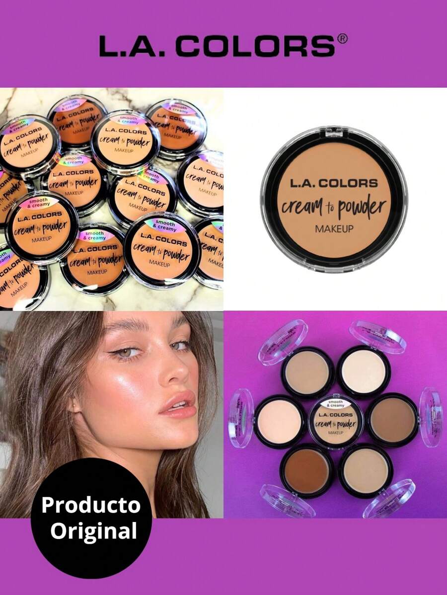 L.A. Colors Cream To Powder Cream Foundation LA Colors - Honey - 查看 1