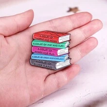 1pc Fantasy Novels Brooch Pin Cartoon Badge For Clothes, Bags, Suitable For Men & Women As Daily Wear Jewelry Accessories