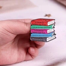1pc Fantasy Novels Brooch Pin Cartoon Badge For Clothes, Bags, Suitable For Men & Women As Daily Wear Jewelry Accessories
