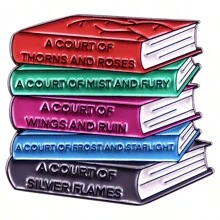 1pc Fantasy Novels Brooch Pin Cartoon Badge For Clothes, Bags, Suitable For Men & Women As Daily Wear Jewelry Accessories