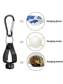 1/2 pièces Pince à gant, Pince à gant de travail, Pince à gant de protection, Crochet pour casque, Pinces anti-perte pour gants, Pinces de protection au travail, Agrafes anti-perte pour le travail et l'industrie, Fournitures de camping en plein air