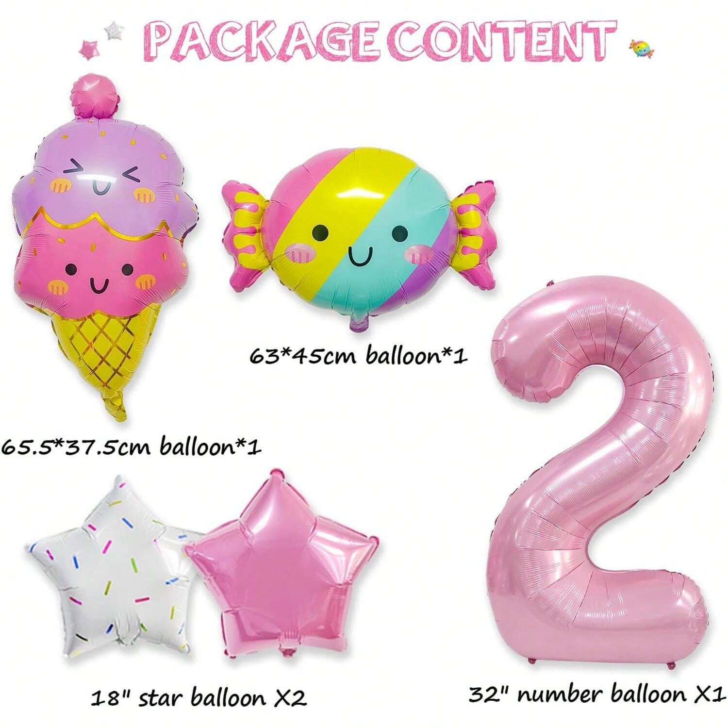 2 Ballons Orbe Ronds 4D Bleus 18 Pouces - Décoration Mariage, Fête