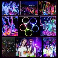 1pc/Pack Plastic Bracelet LED Glow Wristband For Concert Party Support, With Light Effects - Widened Luminous Bracelet - View 5