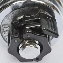 Bộ 2 kẹp tạ đơn, khóa tập tạ, kẹp tạ chống trượt tập thể dục trong nhà - màu đen - Xem 6