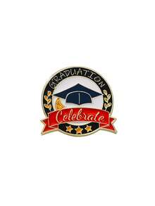 新生畢業季學士帽金屬徽章，英文字母書箱胸章服飾配件手環 - 多款式 - 查看 11