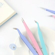 Đa chức năng Thép không gỉ Độ co giãn Cao Kẹp Đối với Người dự định , 1 Miếng , Kẹo Màu sắc Loạt , Creative Và Tươi Phong cách - Hồng - Xem 6