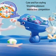 可以掛在辦公室用於減壓/練習眼睛/鯨魚黏球射擊有趣可愛的室內互動射擊競技目標 - 彩色 - 查看 2