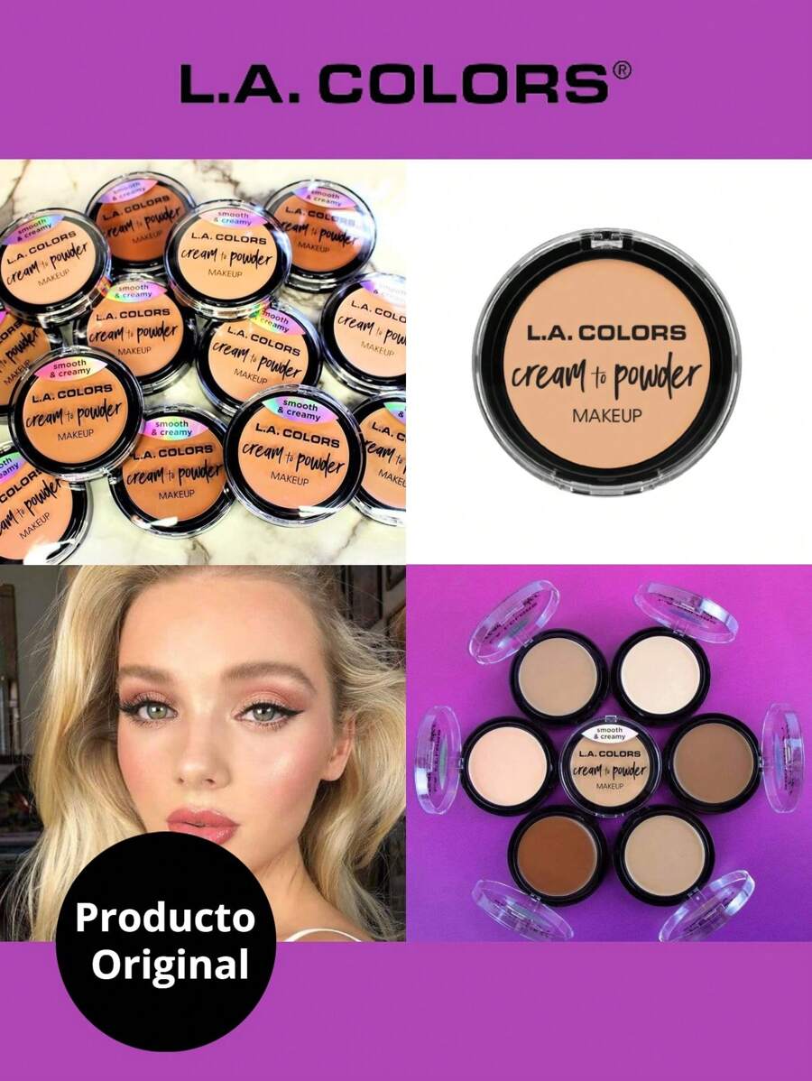 L.A. Colors Cream To Powder Cream Foundation LA Colors - 106 Natural Buff - 查看 1