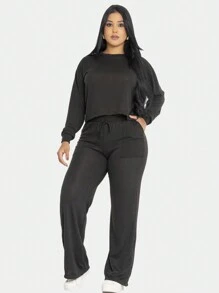 Women Two-Piece Outfits - 黑色 - 查看 1