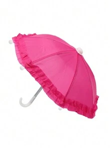 1 件娃娃风格时尚雨伞、摄影道具、雨天仙子